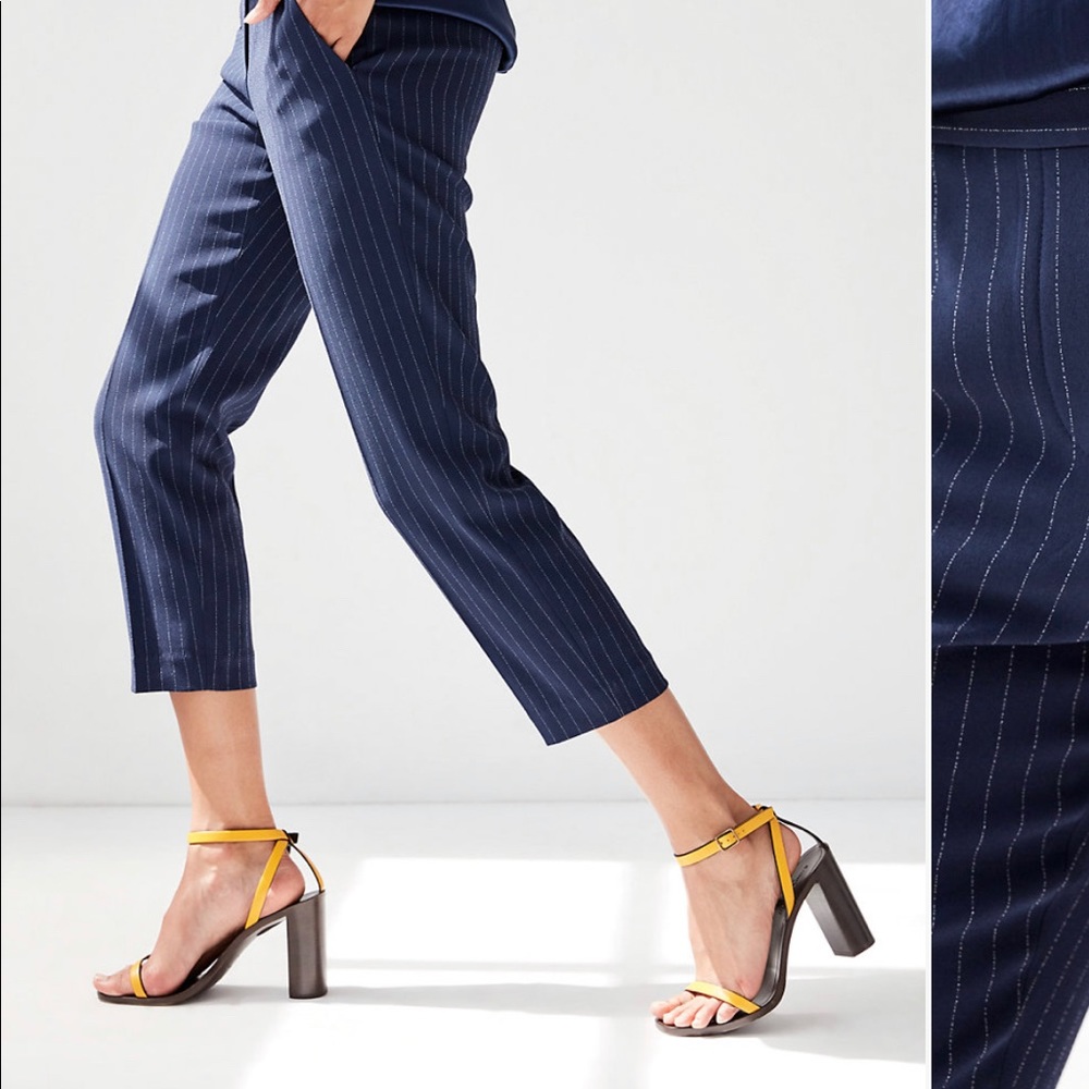 Aritzia Conan Pant size 2 - navy pinstripe
